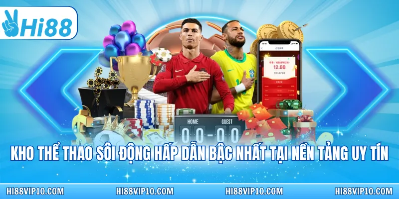 Kho thể thao sôi động hấp dẫn bậc nhất tại nền tảng uy tín